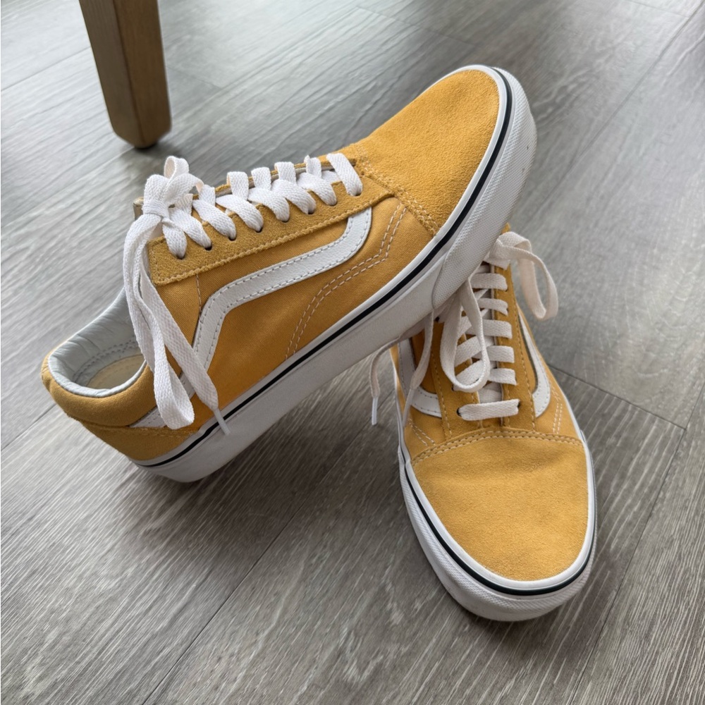 Vans Old Skool Yellow Suede Sneakers 💛